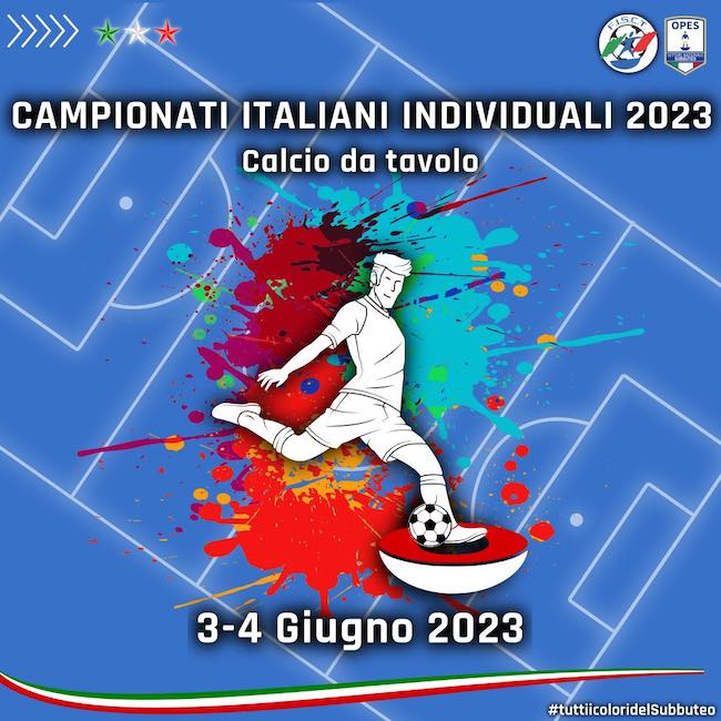 campionati italiani individuali calcio da tavolo 2023