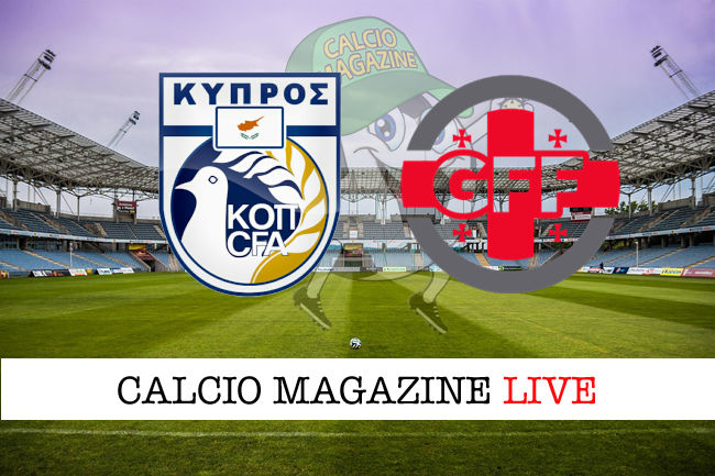 Cipro Georgia cronaca diretta live risultato in tempo reale