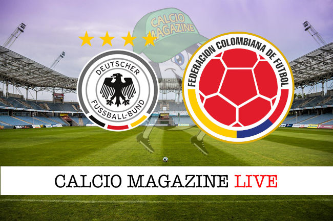 Germania Colombia cronaca diretta live risultato in tempo reale