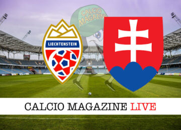 Liechtenstein Slovacchia cronaca diretta live risultato in tempo reale