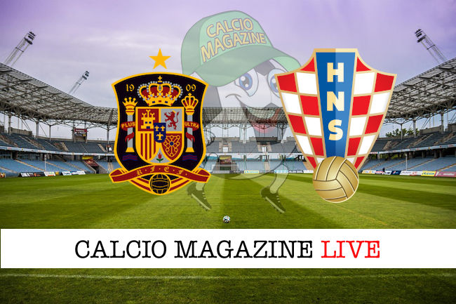 Spagna Croazia cronaca diretta live risultato in tempo reale