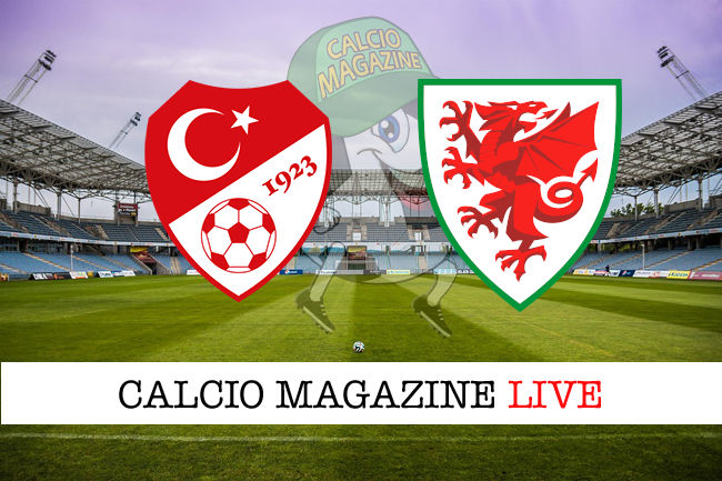 Turchia Galles cronaca diretta live risultato in tempo reale