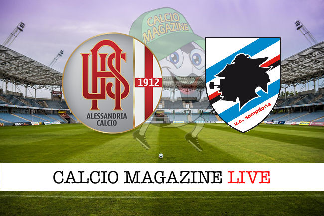 Alessandria Sampdoria cronaca diretta live risultato in tempo reale