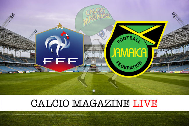 Francia Giamaica cronaca diretta live risultato in tempo reale