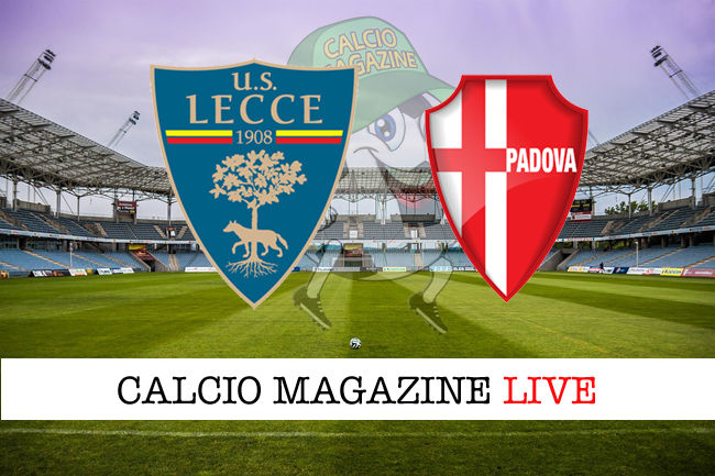 Lecce Padova cronaca diretta live risultato in tempo reale