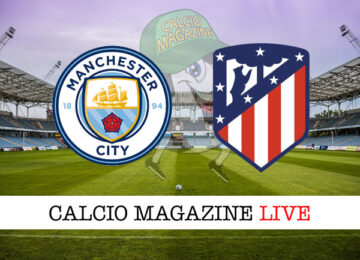 Manchester City Atletico Madrid cronaca diretta live risultato in tempo reale