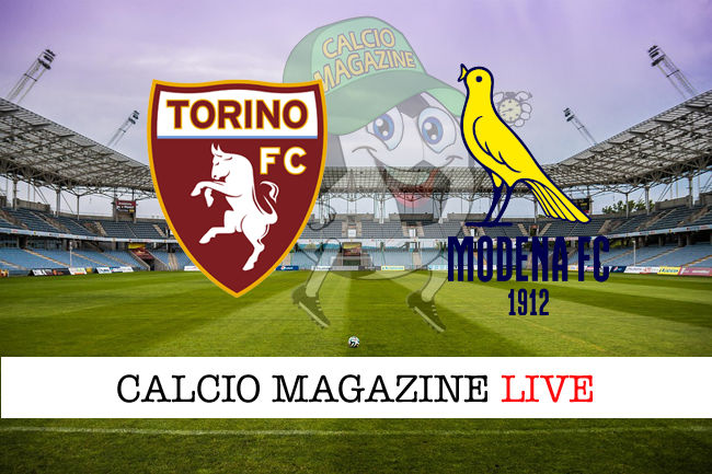 Torino Modena cronaca diretta e risultato in tempo reale