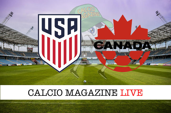 USA Canada cronaca diretta live risultato in tempo reale
