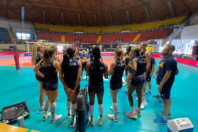 EuroVolley23 allenamento Monza