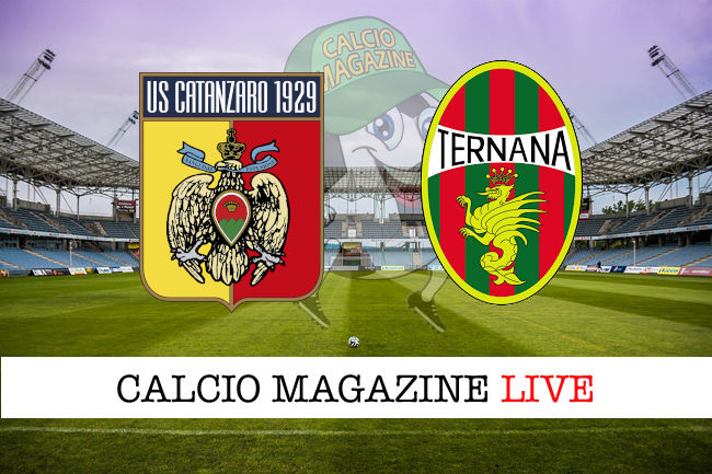 Catanzaro Ternana cronaca diretta live risultato tempo reale