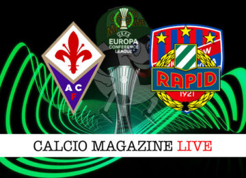 Fiorentina Rapid Vienna cronaca diretta live risultato tempo reale