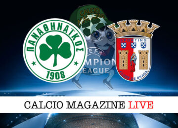 Panathinaikos Braga cronaca diretta live risultato tempo reale