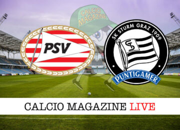 PSV Strum Graz cronaca diretta live risultato in tempo reale
