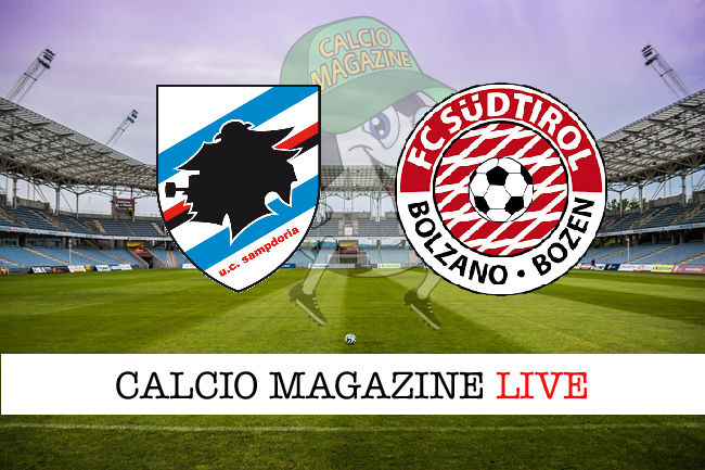 Sampdoria Sudtirol cronaca diretta live risultato in tempo reale