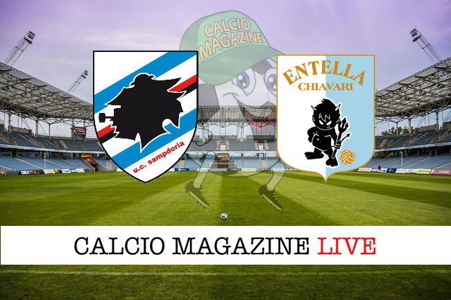 Sampdoria Virtus Entella cronaca diretta live risultato in tempo reale