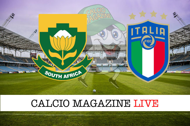 Sudafrica Italia cronaca diretta live risultato in tempo reale