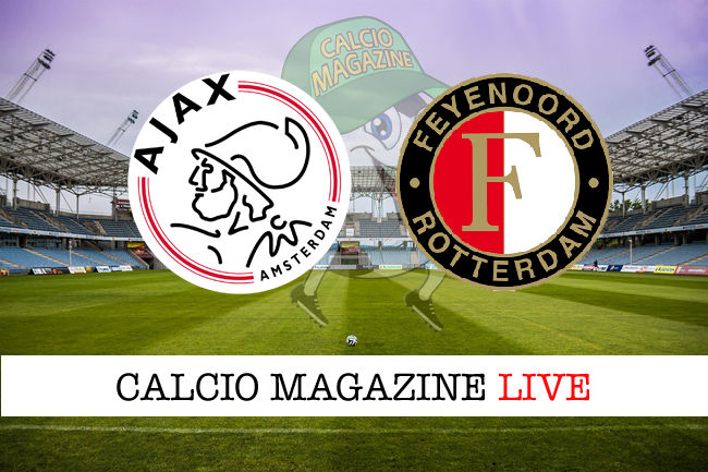Ajax Feyenoord cronaca diretta live risultato in tempo reale