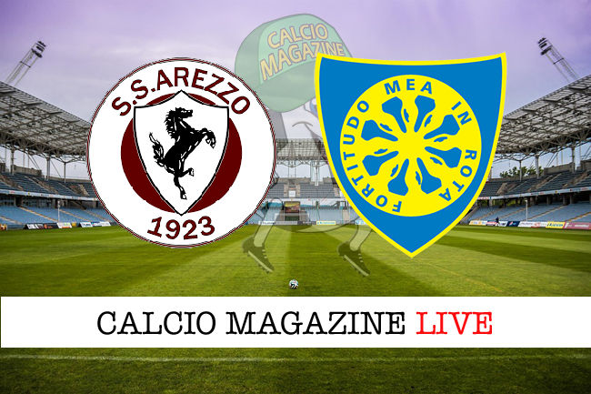 Arezzo Carrarese cronaca diretta live risultato in tempo reale