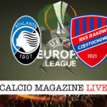 Atalanta Rakow cronaca diretta live risultato in tempo reale
