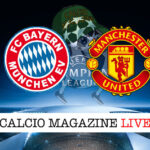 Bayern Monaco Manchester United cronaca diretta live risultato tempo reale