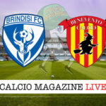 Brindisi Benevento cronaca diretta live risultato in tempo reale