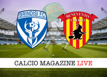 Brindisi Benevento cronaca diretta live risultato in tempo reale