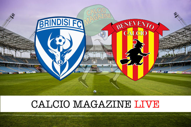 Brindisi Benevento cronaca diretta live risultato in tempo reale