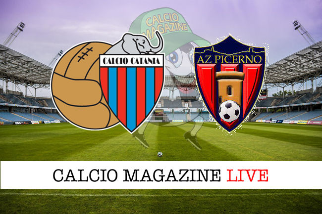 Catania Picerno cronaca diretta live risultato in tempo reale