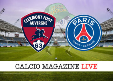 Clermont PSG cronaca diretta live risultato in tempo reale