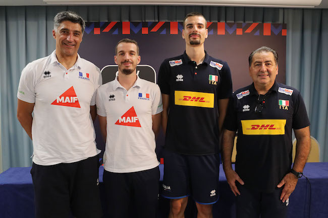 conferenza pre semifinali volley