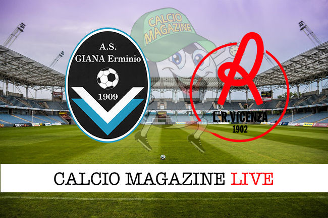 Giana Erminio Vicenza cronaca diretta live risultato in tempo reale