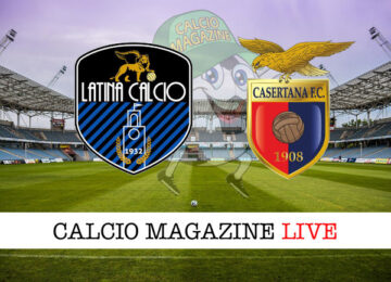 Latina Casertana cronaca diretta live risultato in tempo reale