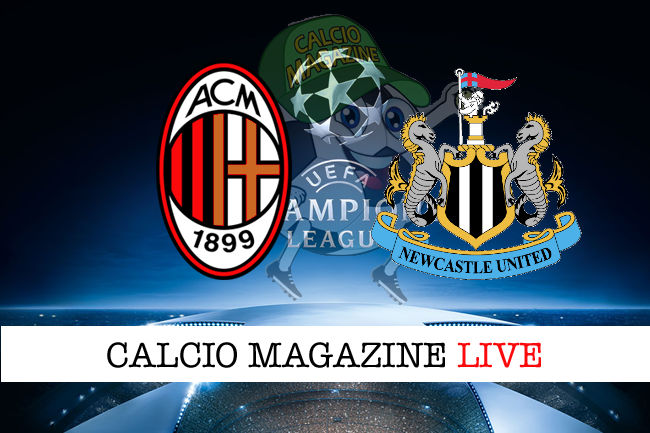 Milan Newcastle cronaca diretta live risultato in tempo reale