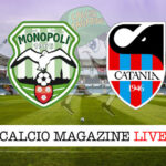 Monopoli Catania cronaca diretta live risultato in tempo reale