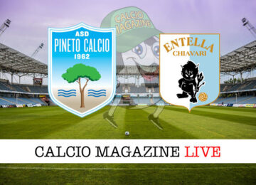 Pineto Calcio Virtus Entella cronaca diretta live risultato in tempo reale