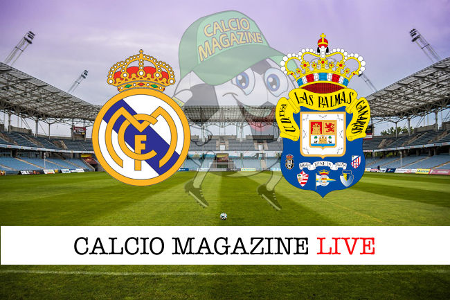 Real Madrid Las Palmas cronaca diretta live risultato in tempo reale