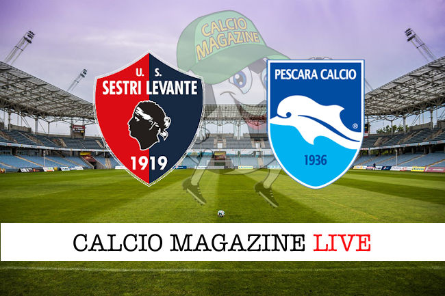 Sestri Levante Pescara cronaca diretta live risultato in tempo reale