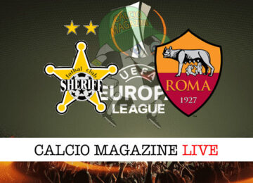 Sheriff Tiraspol Roma cronaca diretta live risultato in tempo reale