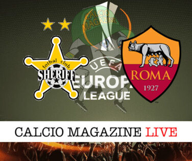 Sheriff Tiraspol Roma cronaca diretta live risultato in tempo reale