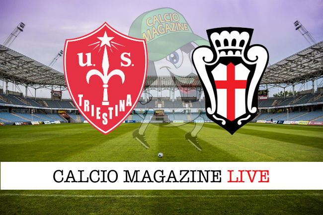 Triestina Pro Vercelli cronaca diretta live risultato in tempo reale