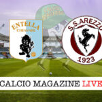 Virtus Entella Arezzo cronaca diretta live risultato in tempo reale