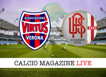 Virtus Verona Alessandria cronaca diretta live risultato in tempo reale