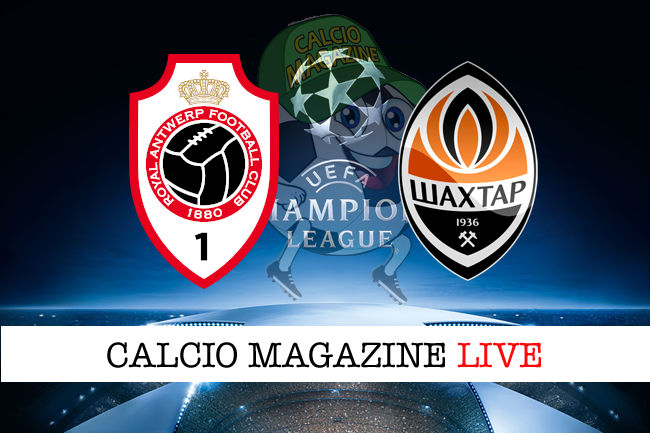 Anversa Shakhtar Donetsk cronaca diretta live risultato in tempo reale