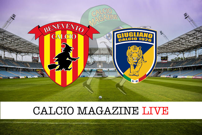 Benevento Giugliano cronaca diretta live risultato in tempo reale