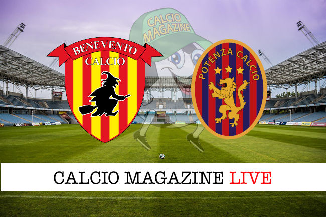 Benevento Potenza cronaca diretta live risultato in tempo reale