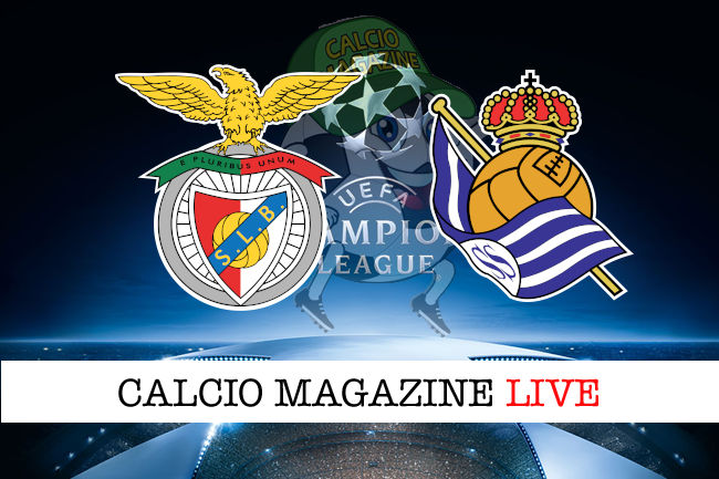 Benfica Real Sociedad cronaca diretta live risultato in tempo reale
