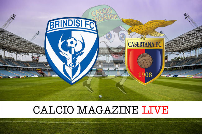 Brindisi Casertana cronaca diretta live risultato in tempo reale