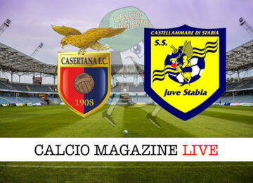 Casertana Juve Stabia cronaca diretta live risultato in tempo reale