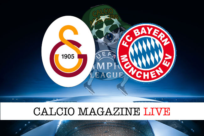 Galatasaray Bayern Monaco cronaca diretta live risultato in tempo reale