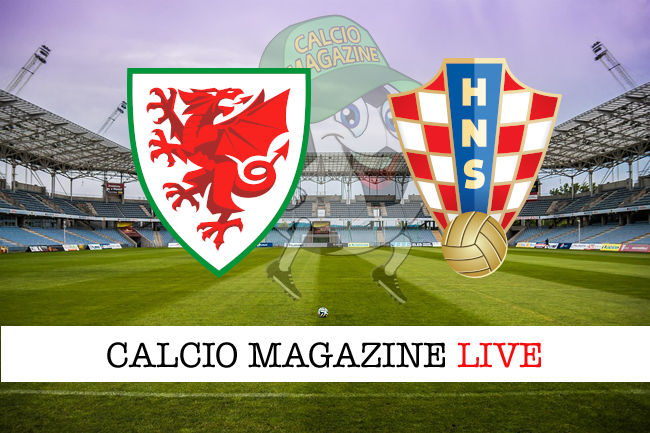 Galles Croazia cronaca diretta live risultato in tempo reale